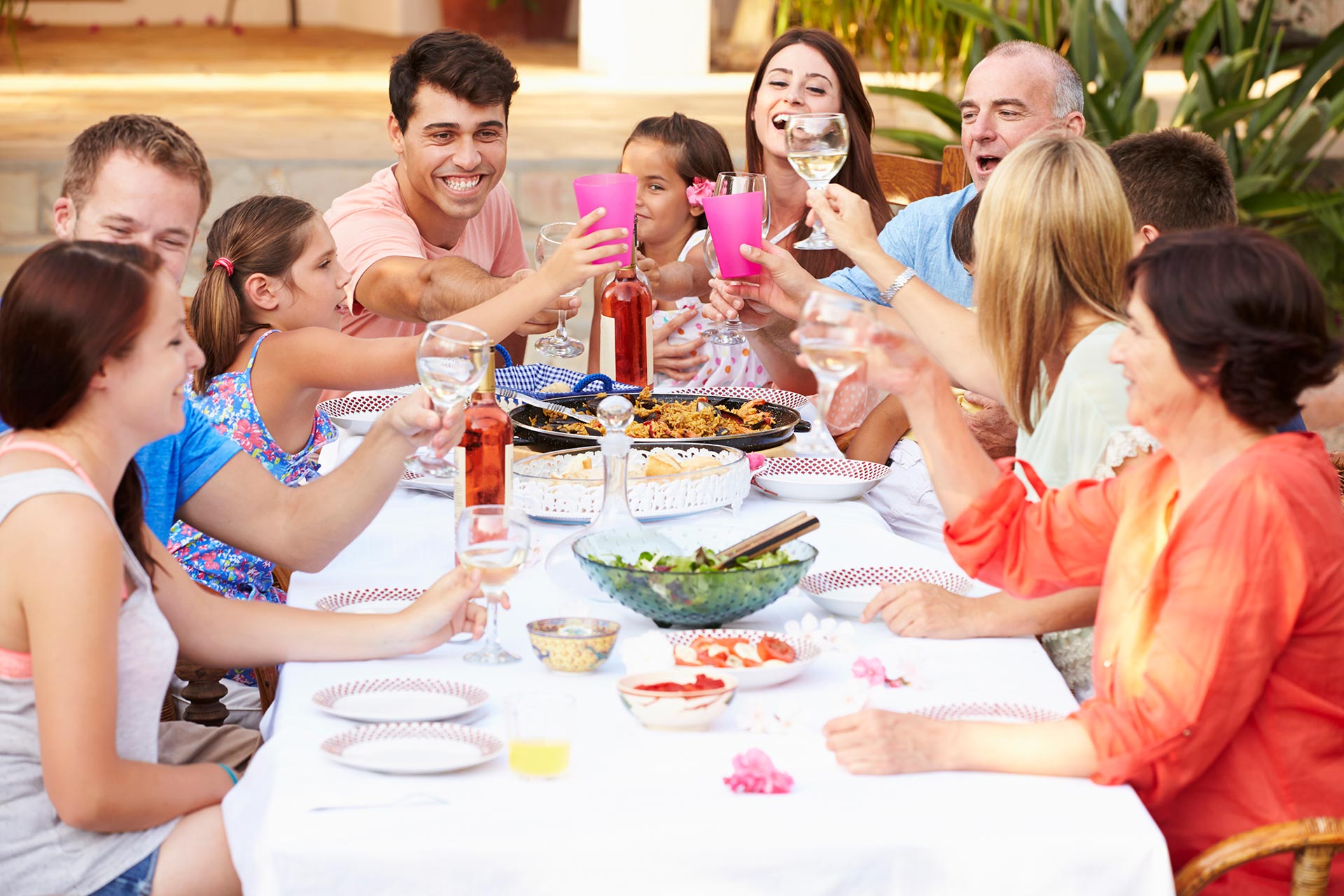 Comer en un ambiente tranquilo y relajado