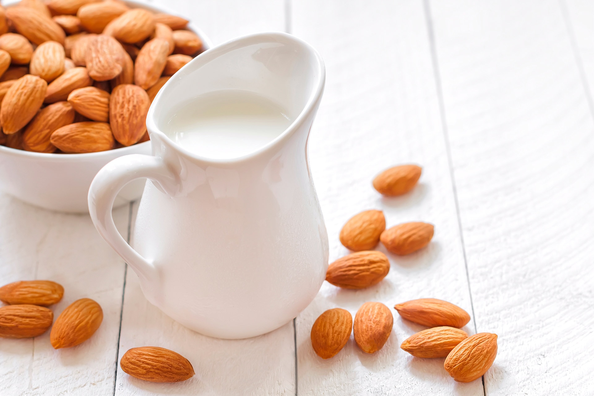 Existe una gran variedad de bebidas vegetales como la de almendras o de soja