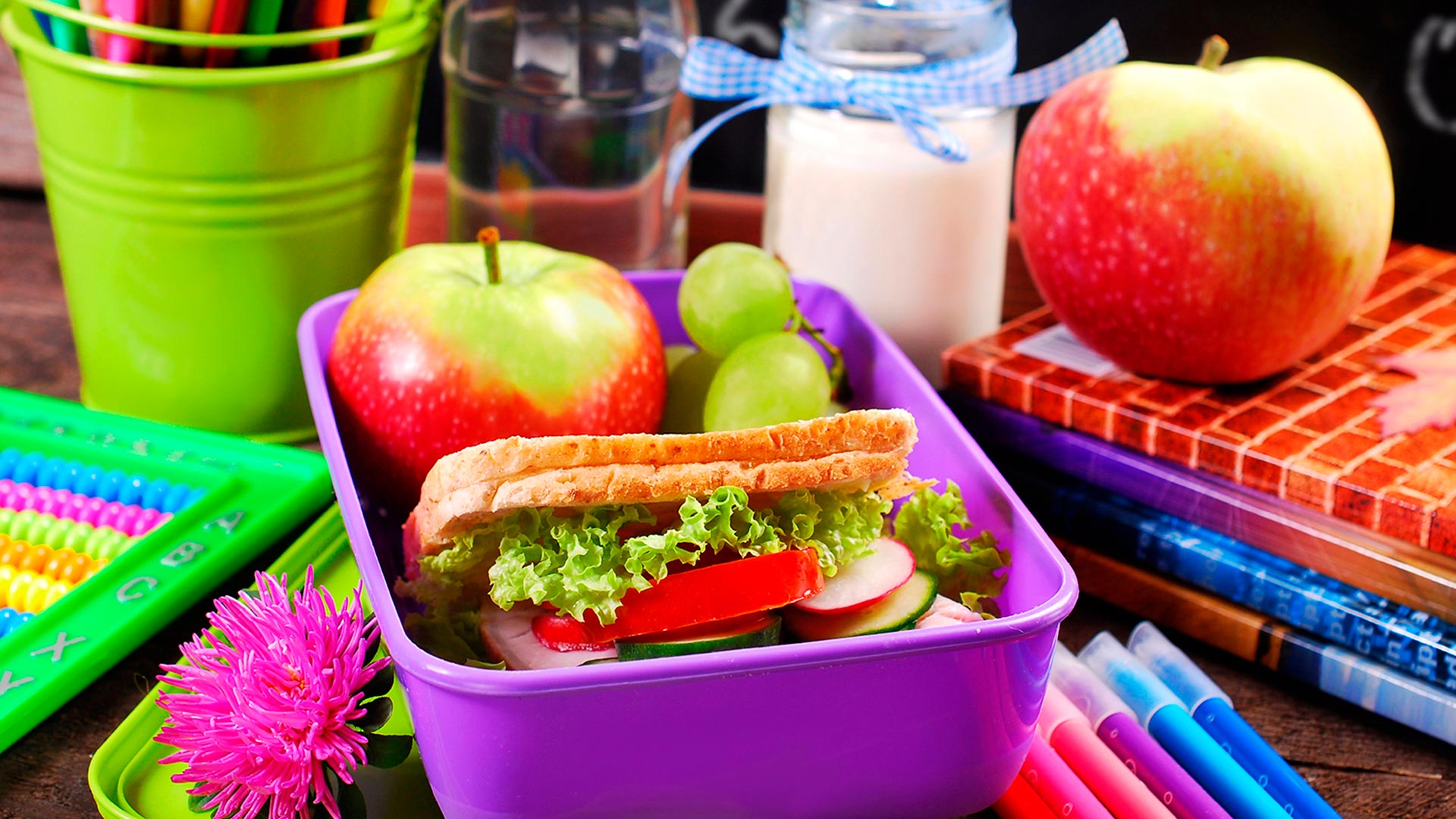 Desayuno saludable en el colegio