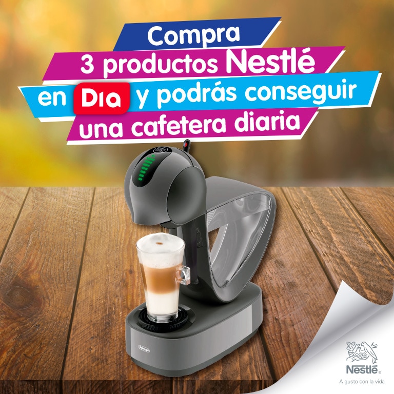 Nestlé REGALA una cafetera diaria con Dia