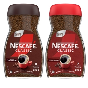 NESCAFÉ® Classic Natural y Descafeinado 200g