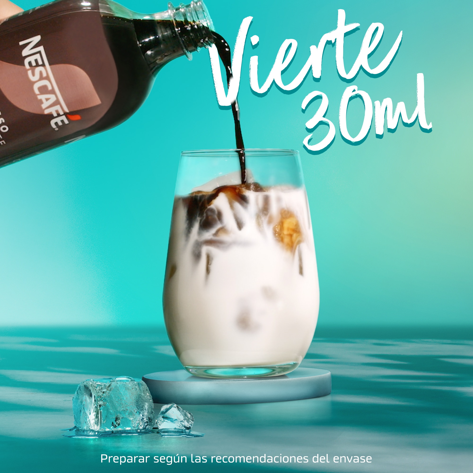 Nescafe Concentrate Vierte el Concentrado