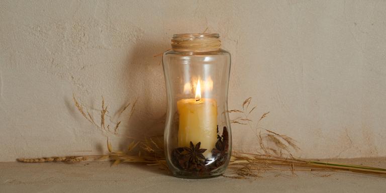 manualidades con botes de cristal