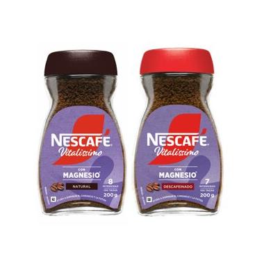 NESCAFÉ® Vitalissimo Natural y Descafeinado 200g
