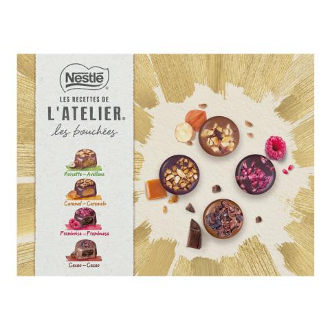 Nestlé Les Recettes de l'Atelier Estuche surtido de bombones Les Bouchées 186g.