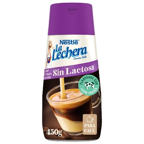 NESTLÉ LA LECHERA Leche condensada desnatada sin lactosa 8x450g