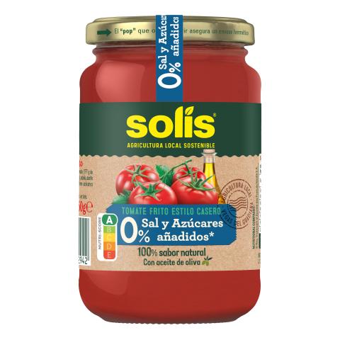 SOLIS Tomate Frito Estilo Casero 0% Cristal Sin Gluten 350g