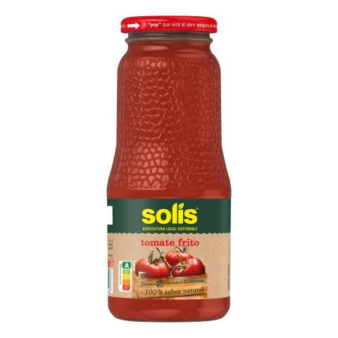 SOLIS Tomate Frito Frasco Cristal Sin Gluten 360g