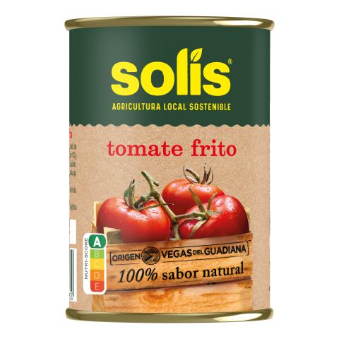 SOLIS Tomate Frito Lata - Tomate Sin Gluten - 140g