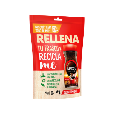 NESCAFÉ Classic Descafeinado DOYPACK 75g