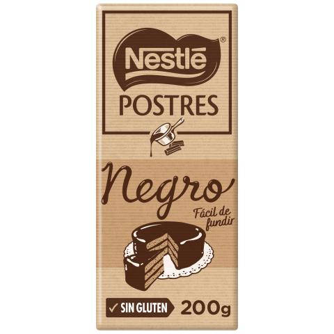 NESTLÉ POSTRES Tableta de Chocolate Negro 250g