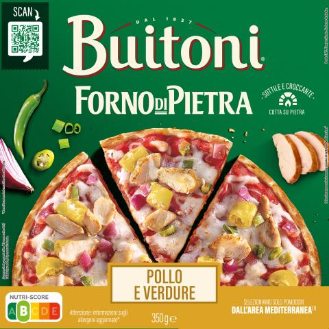 BUITONI Pizza Forno di Pietra Pollo 340g
