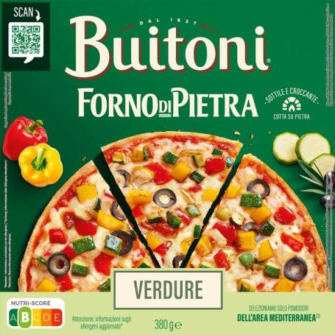 BUITONI Pizza Forno di Pietra Vegetale 380g
