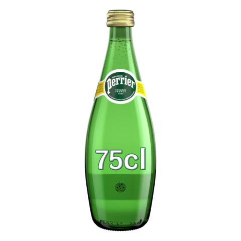 PERRIER Agua Mineral Natural con Gas 75cl Vidrio
