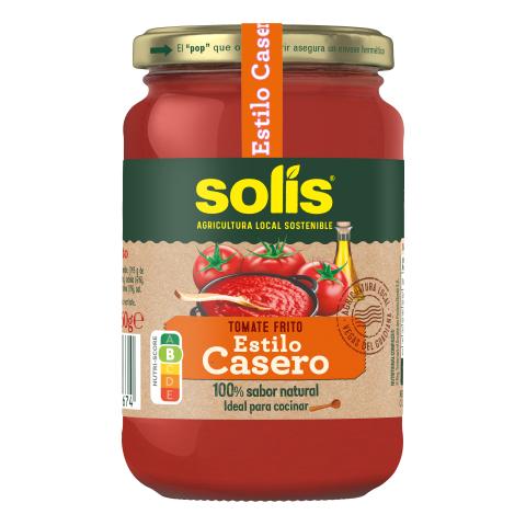 SOLIS Tomate Frito Estilo Casero Cristal Sin Gluten 350g