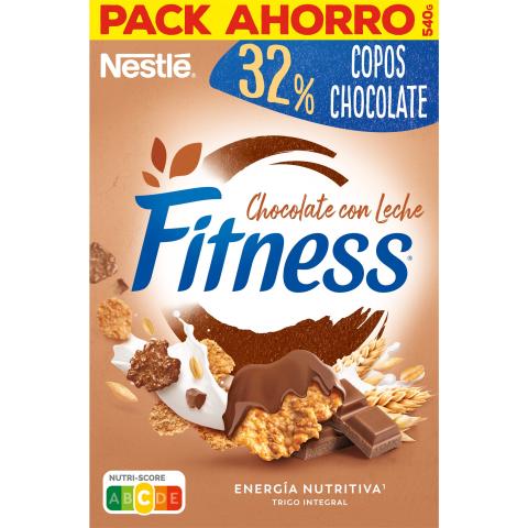 fitness chocolate con leche 540g