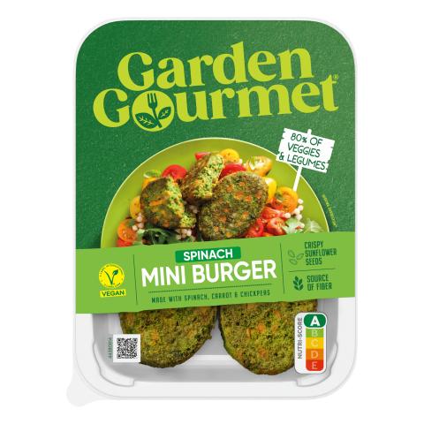 Garden Gourmet Mini Spinach Burgers 160g