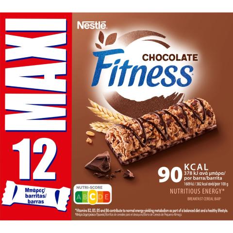 barritas cereales fitness chocolate
