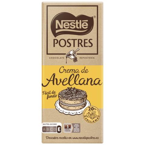 postres crema avellana