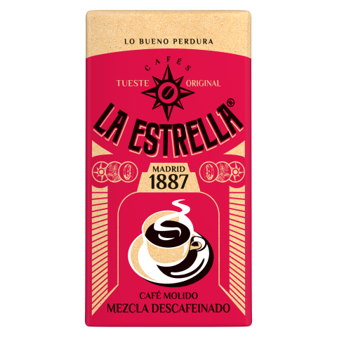 la estrella molido descafeinado