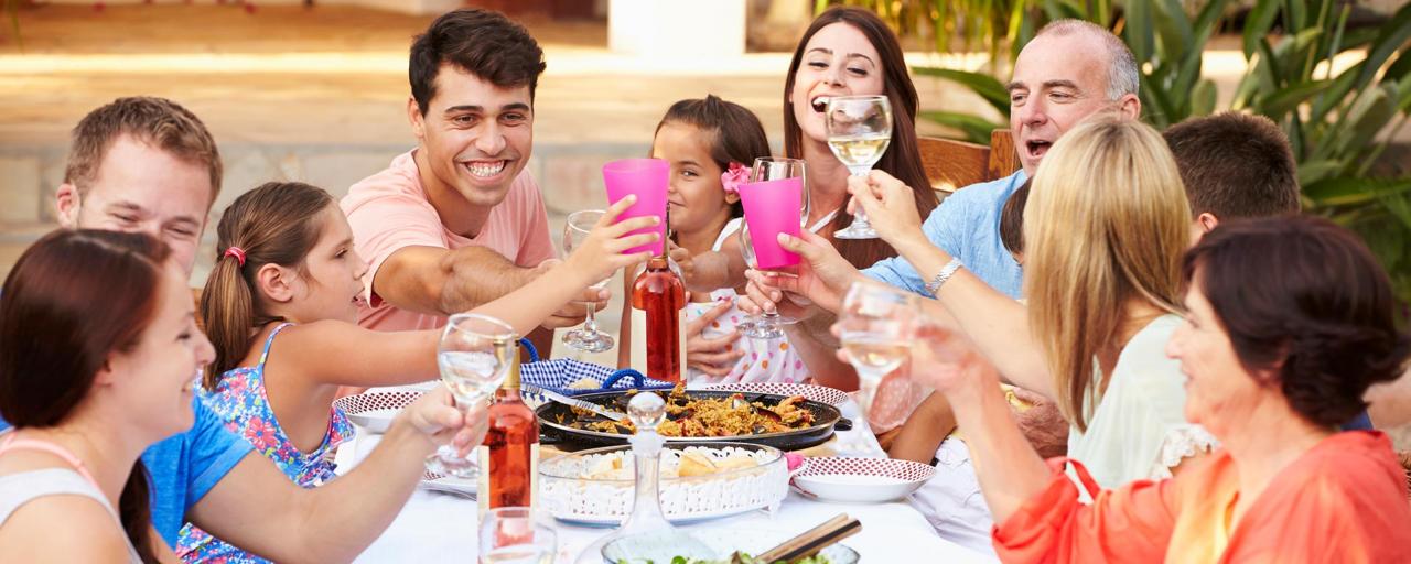 Comer en un ambiente tranquilo y relajado