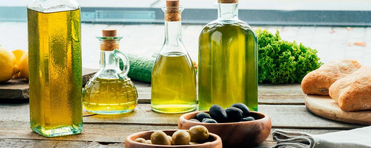 El aceite de oliva o puro de oliva es el más común