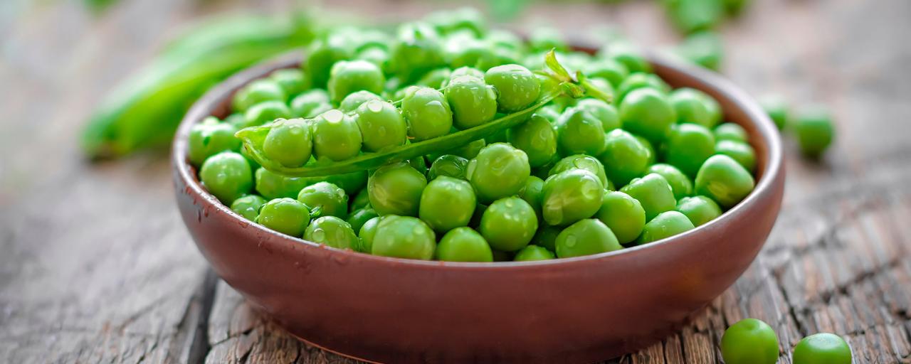 Los guisantes están en plena temporada entre los meses de marzo y abril