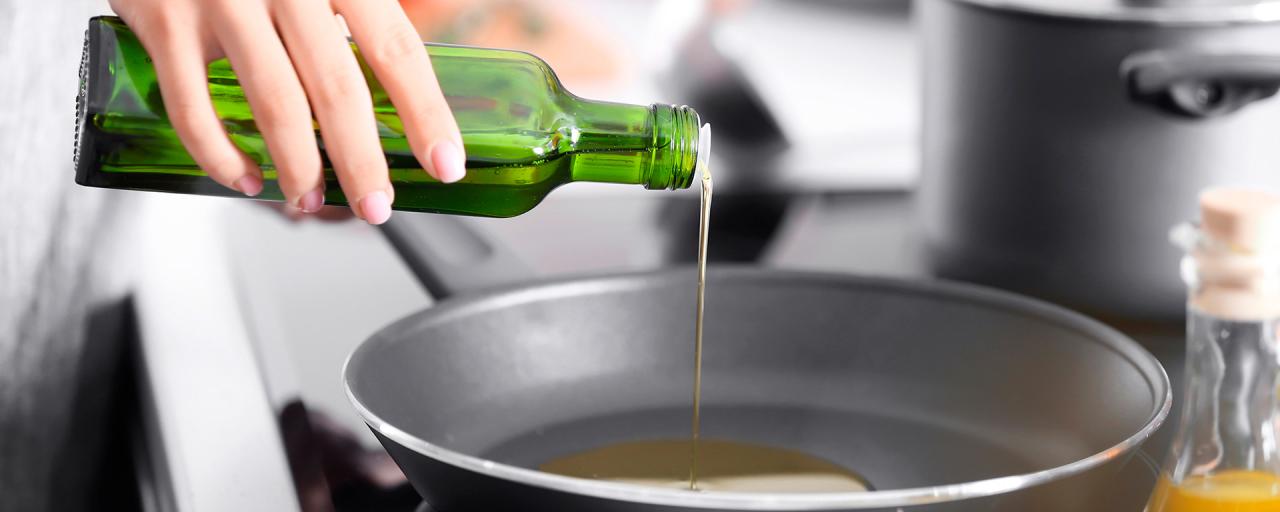 El aceite de oliva es ideal para cocinar